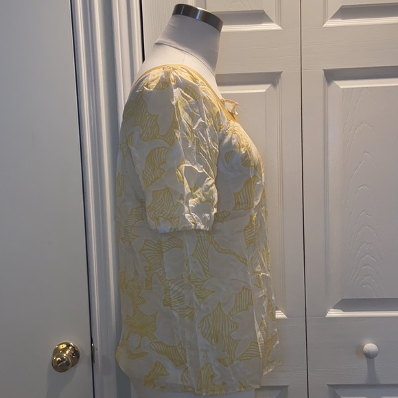 Mossimo Floral Puff Sleeve Top - Picture 4 of 6